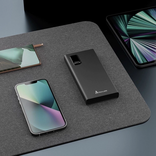 Power bank Extralink 10000 mAh rychlé nabíjení USB-C černý