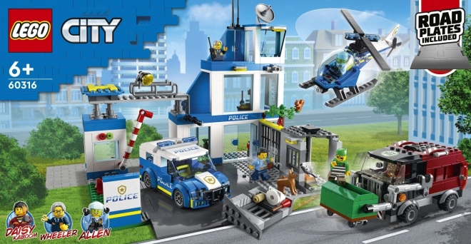 LEGO City 60316 Policejní stanice