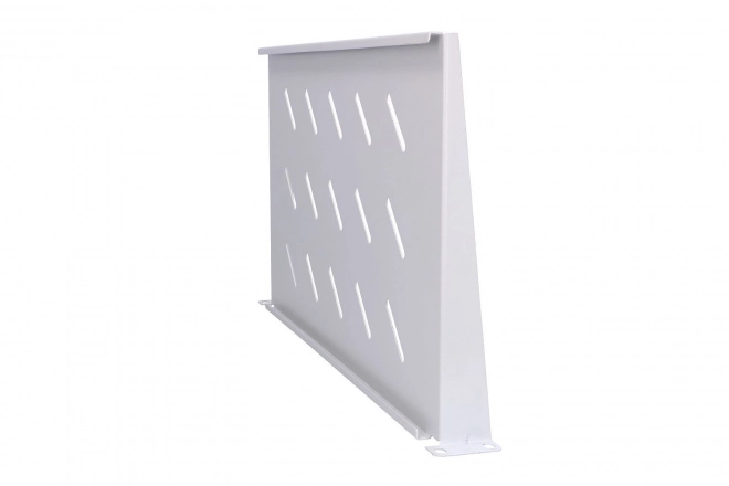 Šedá police rack 1U pro nástěnné skříně