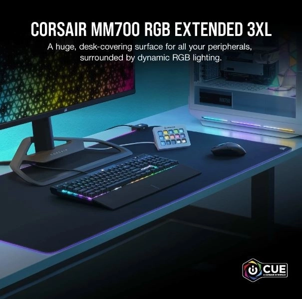Herní podložka pro myš Corsair RGB 3XL