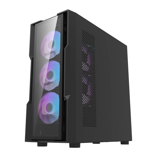 Počítačová skříň s RGB osvětlením Darkflash
