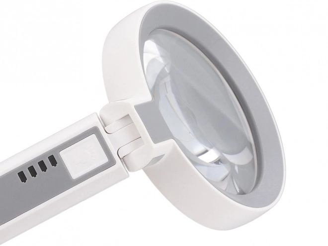 Kosmetická lupa se stojanem a 20 LED osvětlením