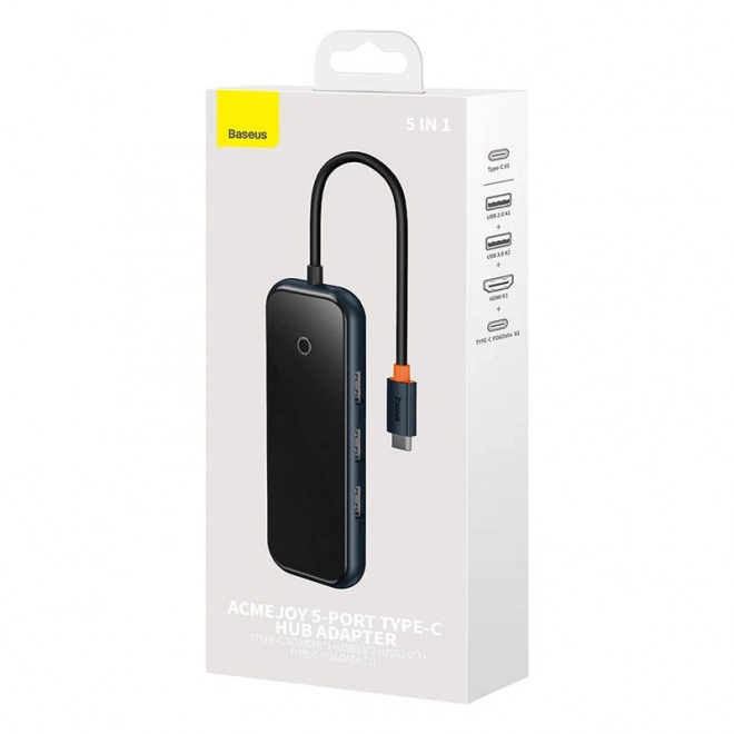 Baseus AcmeJoy 5v1 USB-C Rozbočovač