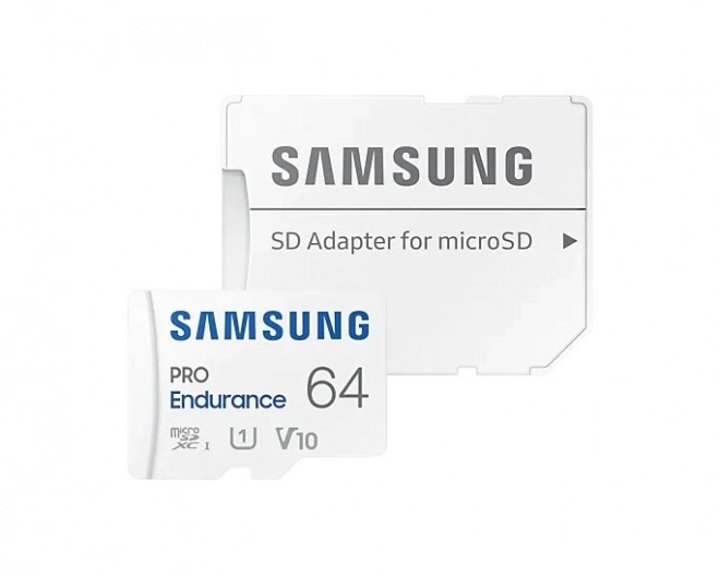 Paměťová karta Samsung Pro Endurance 64GB + adaptér (MB-MJ64KA/EU)