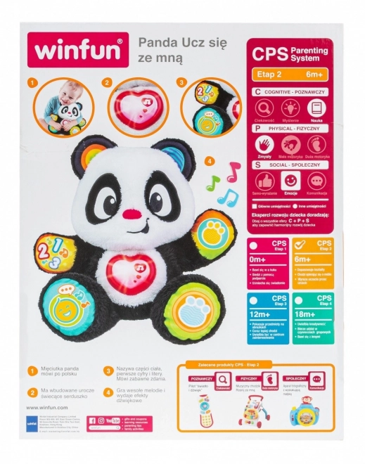 Interaktivní hračka Panda Uč se se mnou