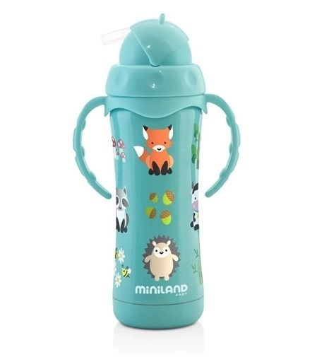 Termo bidon s brčkem - ocelový, 240 ml