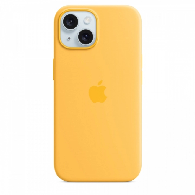 Silikonové pouzdro s MagSafe pro iPhone 15 - sluneční svit