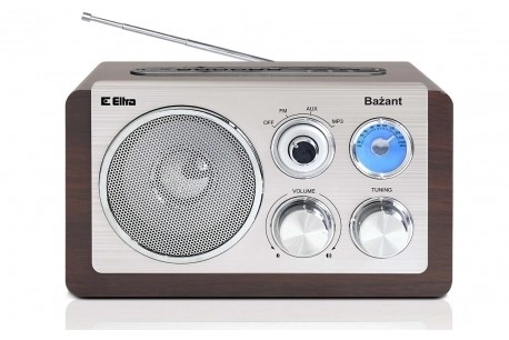 Radio BAŻANT USB tmavé