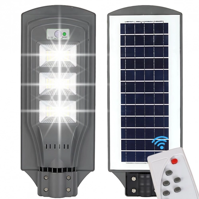 Solární LED pouliční lampa s dálkovým ovládáním