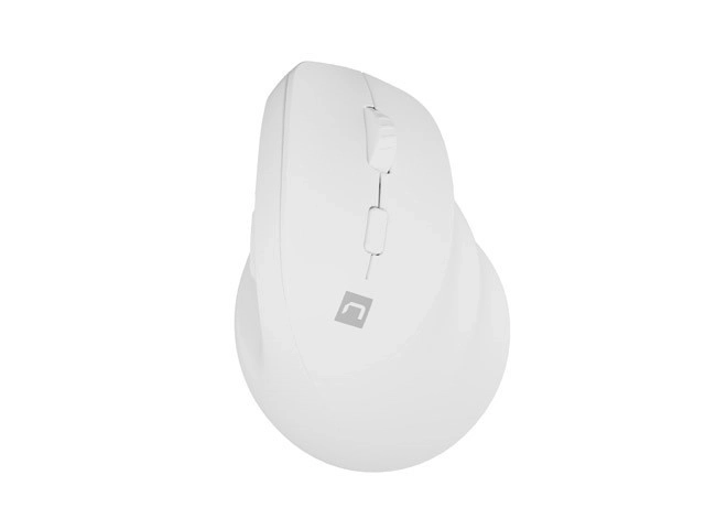 Vertikální bezdrátová myš Crake 2 BT 5.2 + 2.4GHz bílá