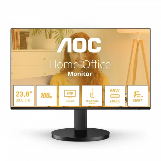 Monitor 24B3CF2 23,8" IPS 100Hz HDMI USB-C HAS