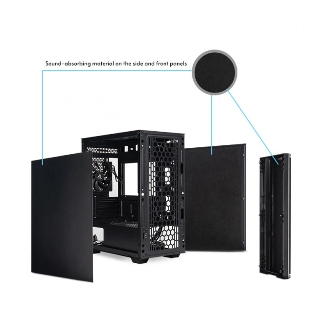Case PRO MINI AZ-01B-OP mATX
