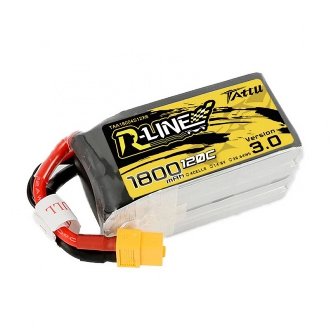 Baterie Tattu R-Line 1800mAh 14,8V LiPo 120C 4S1P XT60