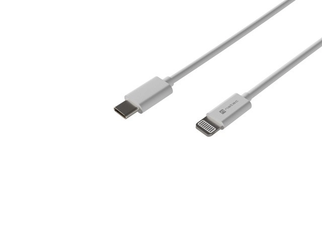 Kabel Lightning (M)->USB-C(M) 2m MFI Prati White