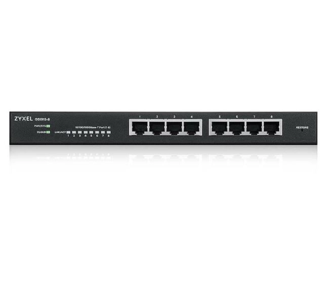 Zyxel GS1915-8 NebulaFlex Cloud Smart Switch s 8 porty GbE