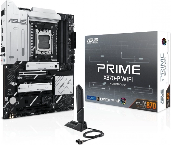 Asus Prime X870-P WiFi – základní deska AM5 s DDR5, HDMI a USB‑C