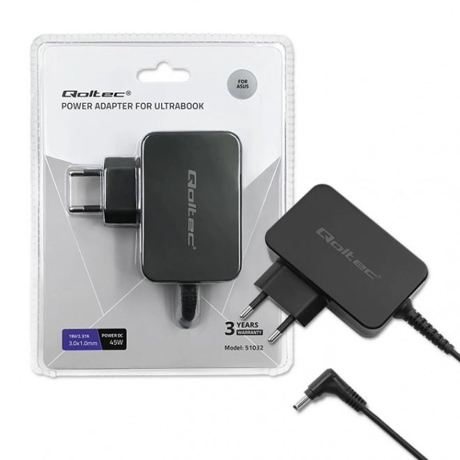 Nabíječka Qoltec pro notebooky Asus 45W