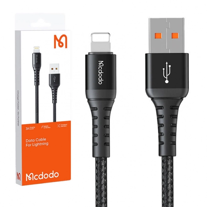Lightning kabel Mcdodo 0,2 m černý