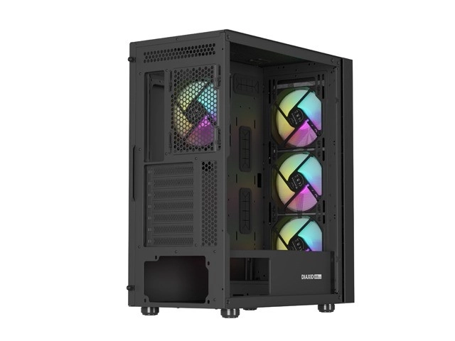 Genesis Diaxid 605 ARGB MIDI TOWER USB-C kryt Black