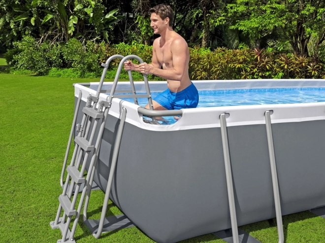 Bazén Bestway Power Steel 488x244x122 cm