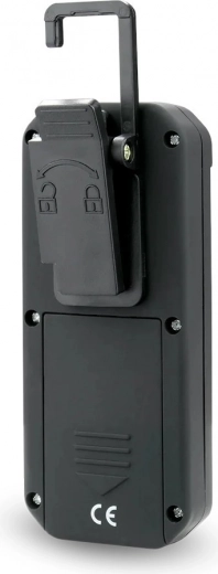 Hands‑free práce díky magnetu a klipu s háčkem