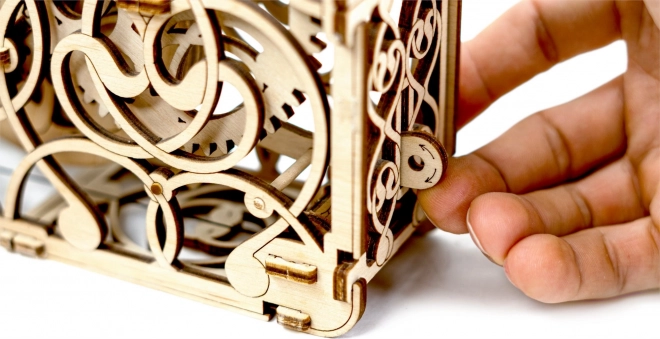 Mechanický obraz - dřevěné 3D puzzle