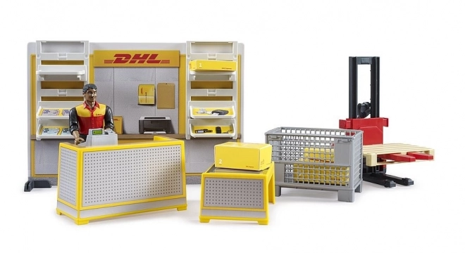 Bruder BWORLD Zásilkovna DHL s příslušenstvím