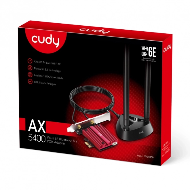 Síťová karta WE4000 WiFi AX5400 PCI-E