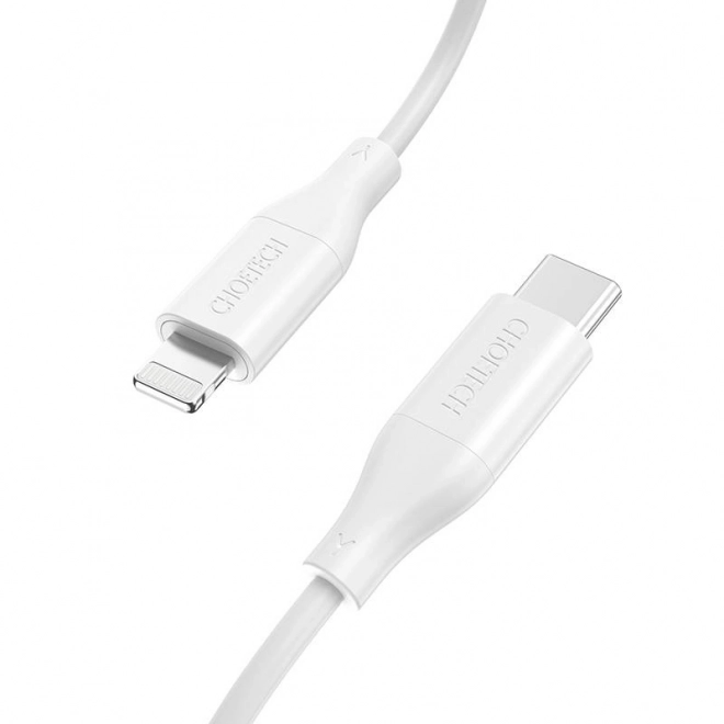 nabíjecí a datový kabel CHOETECH USB‑C na Lightning 1,2 m, PD 18/30 W, bílý