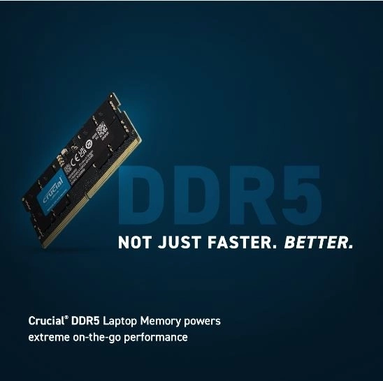 Paměť pro notebooky DDR5 SODIMM 32GB(2*16) /5600 CL46 (16Gbit)