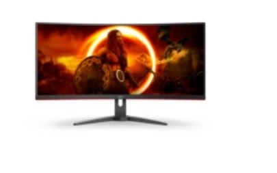 Zakřivený 34″ herní monitor VA, 144 Hz, HDMI, DisplayPort