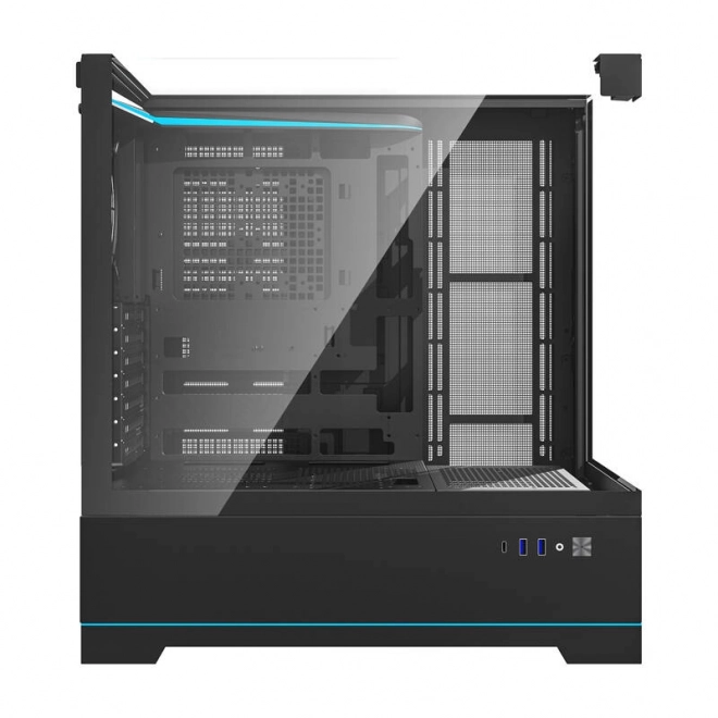 Počítačová skříň Darkflash DY450 bez ventilátorů (černá)