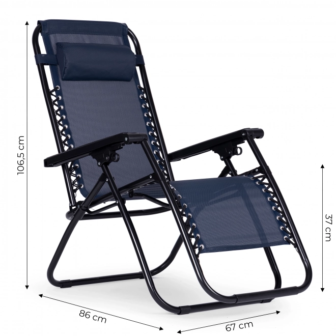 Zahradní křeslo s nastavitelným opěradlem ZERO GRAVITY ModernHome