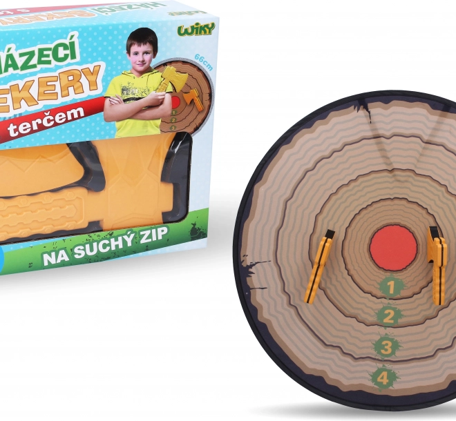 Házecí sekery s terčem 66 cm