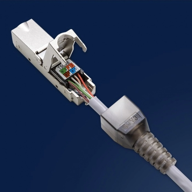 Beznástrojový konektor RJ45 STP Cat6