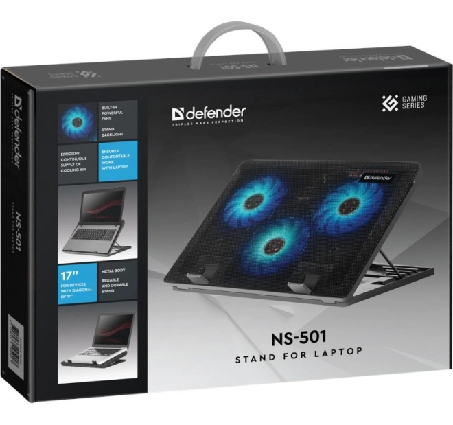 Chladicí podložka na notebook Defender NS-501 15.6"-17"