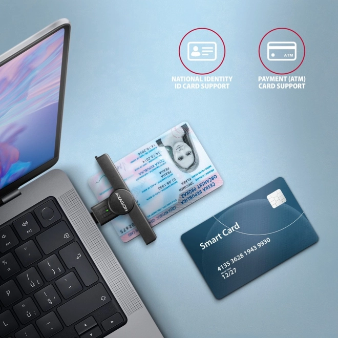 CRE-SMPC Čtečka průkazů PocketReader USB-C