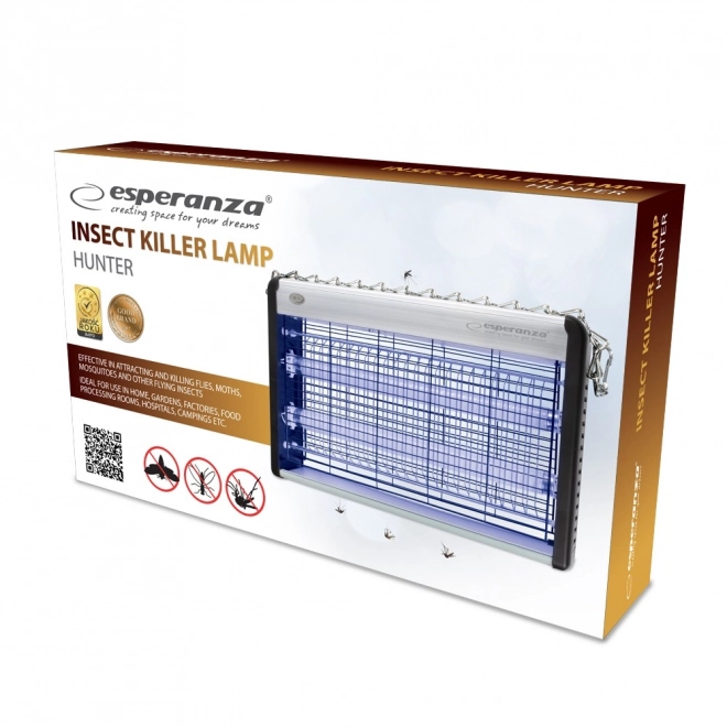 Elektronická lampa na hubení hmyzu Hunter