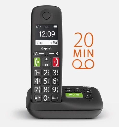 Bezdrátový telefon Gigaset E290A se záznamníkem
