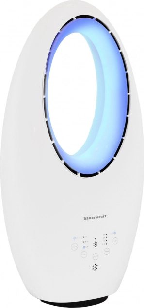 Stojanový ventilátor bez lopatek s LED osvětlením 60W
