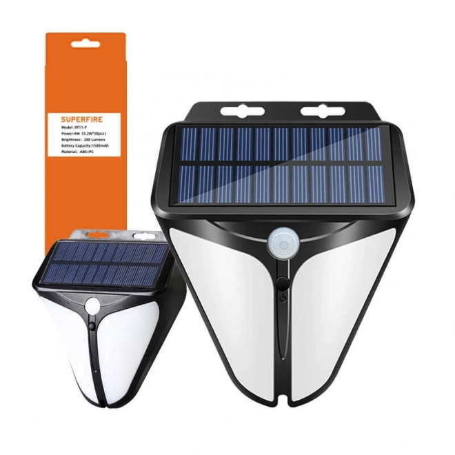 Solární lampa Superfire FF11-F, 6W, 280lm, 1500mAh
