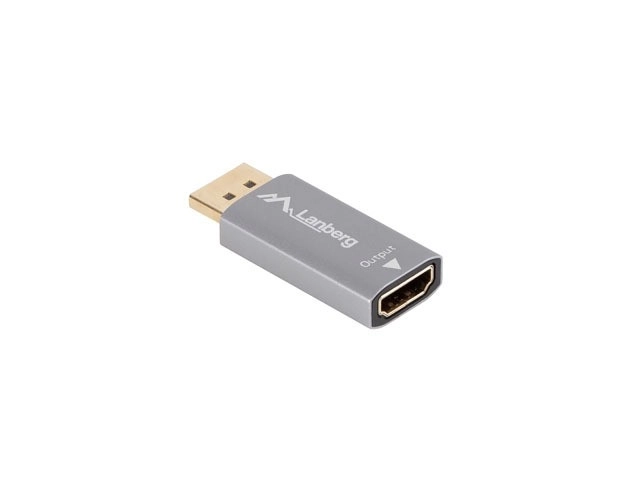 Adaptér DisplayPort na HDMI 4K stříbrný