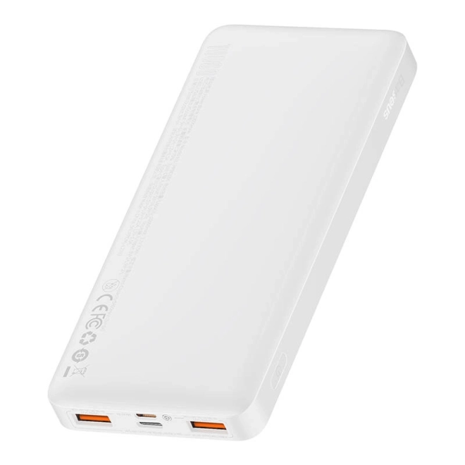 Powerbanka Baseus Bipow bílá 10000mAh