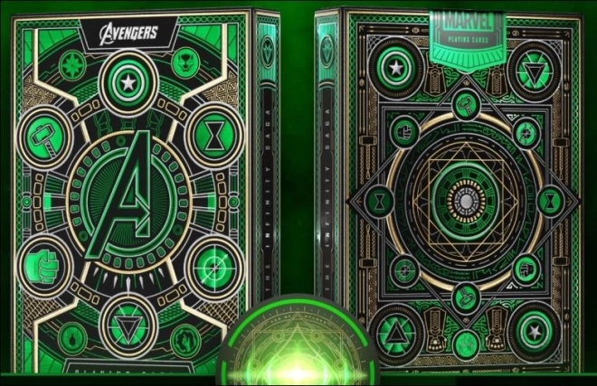 Balíček karet Avengers zelený