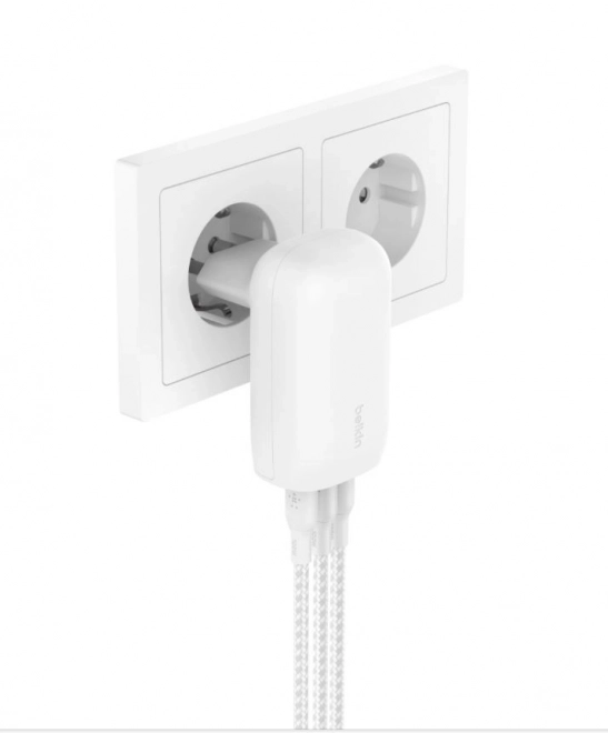 Nabíječka Belkin BOOSTCHARGE 67W USB-Cx3 bílá