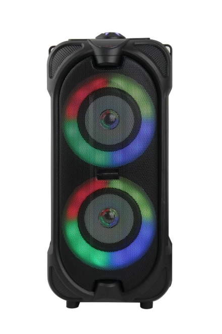Bezdrátový reproduktor Bluetooth s FM LED osvětlením RGB Rythm