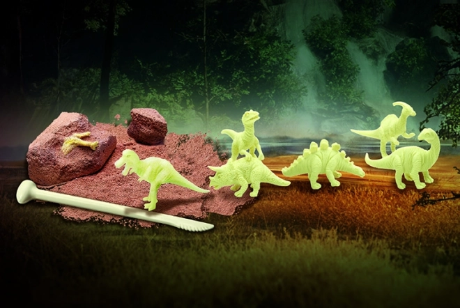 4M Kostra fosforeskující dinosaurus