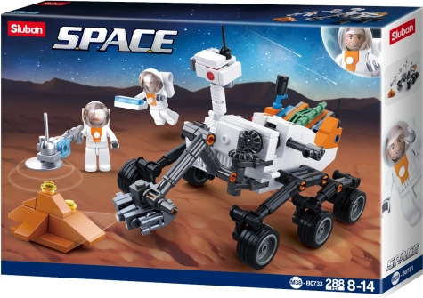 288 dílků a 2 figurky astronautů