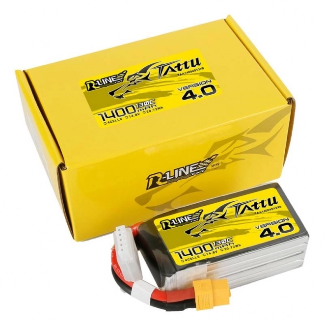 Baterie Tattu R-Line 4.0 1400mAh 14,8V 130C 4S1P XT60