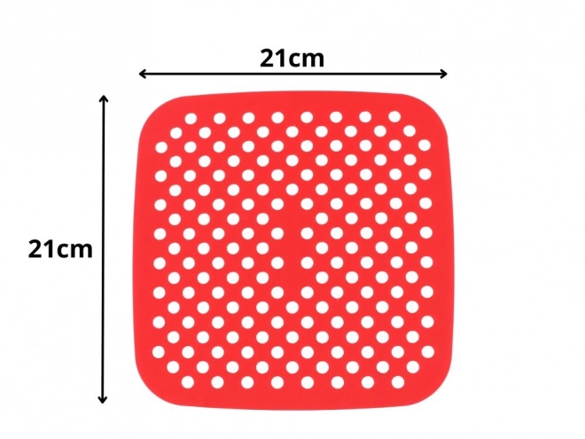 Silikonová vložka do fritézy čtvercová 21 cm